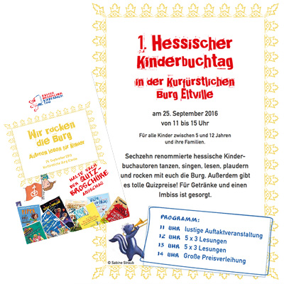 Flyer 1. Hessischer Kinderbuchtag